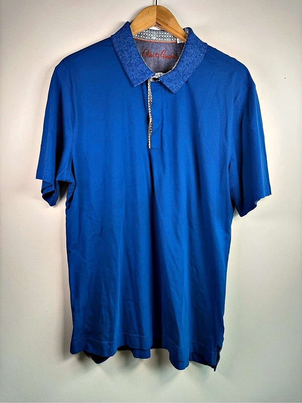 Robert Graham Blue Polo Size XL